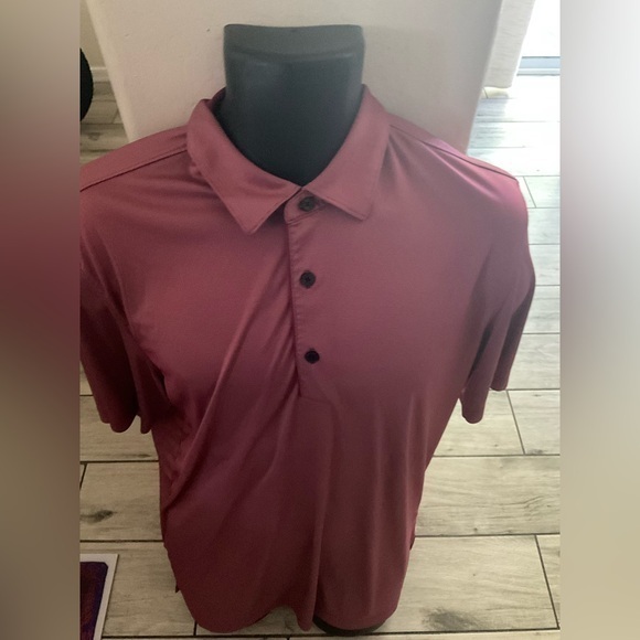 Greg Norman Collection Other - Men’s used Greg Normal collection red golf polo shirt size L large play dry